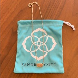 Kendra Scott Elisa necklace rose gold